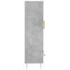 vidaXL Credenza Grigio Cemento 69,5x31x115 cm in Legno Multistrato
