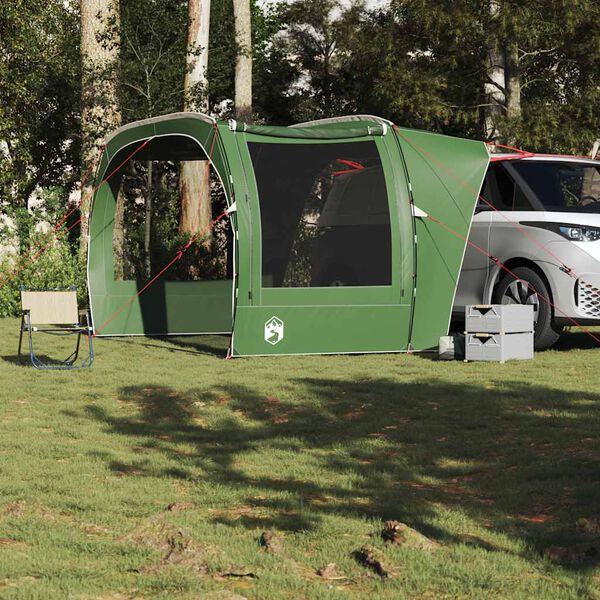 vidaXL Tenda da Campeggio per Auto Verde Impermeabile