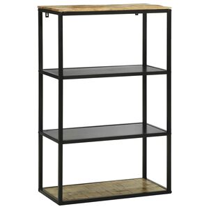 vidaXL Libreria 70 x 35 x 110 cm Legno massello di mango