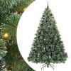 vidaXL Albero di Natale artificiale con 300 LED Verde 240 cm PE e PVC