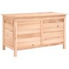 vidaXL Scatola Cuscini da Esterno 99x50x56,5 cm Legno Massello Abete