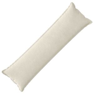 vidaXL Cuscino HOUTEN Crema 40 x 145 cm Fleece in microfibra