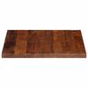 vidaXL Piano Tavolo 70x70x2,5 cm Quadrato Legno Massello di Recupero