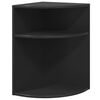 vidaXL Tavolino Nero 39,7 x 39,7 x 60 cm Legno ingegnerizzato