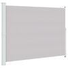vidaXL Tenda Laterale Retrattile per Patio 220x314 cm Grigia