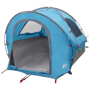 vidaXL Tenda da auto Blu 200 x 170 x 170 cm Poliestere e Acciaio