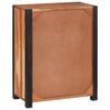 vidaXL Credenza Marrone 55 x 30 x 75 cm Legno di Acacia Massello