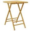vidaXL Tavolo da Giardino Pieghevole 55x55x75 cm in Bambù