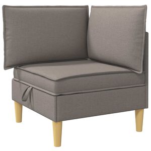 vidaXL Divano con Stoccaggio Tessuto