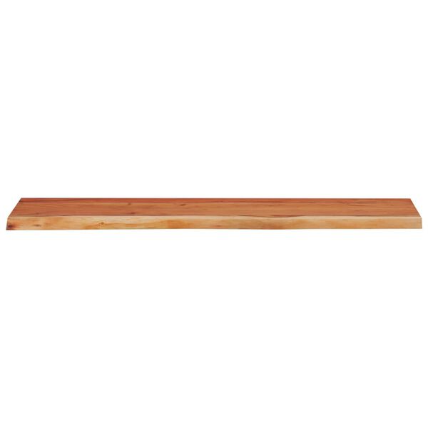 vidaXL Mensola Muro 110x30x3,8cm Rettangolare Legno Acacia Bordi Vivi
