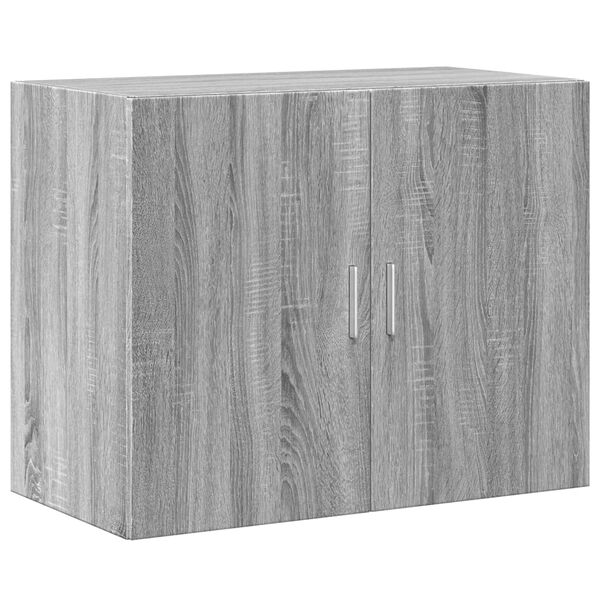 vidaXL Mobile a Parete Grigio Sonoma 80x42,5x64cm in Legno Multistrato