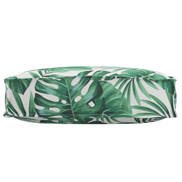 vidaXL Cuscino Foglia Motivo Foglia 60 x 60 x 12 cm Tessuto Oxford