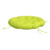vidaXL Cuscino Rotondo Verde Chiaro &Oslash; 100x11 cm in Tessuto Oxford