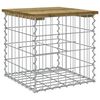 vidaXL Panca da Giardino Design Gabbione 43x44x42 cm Pino Impregnato