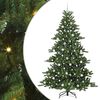 vidaXL Albero di Natale Artificiale con Rami Pieghevoli Verde 210 cm