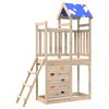 vidaXL Torre da Gioco Naturale Legno Massello di Pino