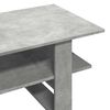 vidaXL Tavolino Salotto Grigio Cemento 102x55x42 cm Legno Multistrato