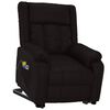 vidaXL Poltrona Alzapersona Massaggiante Nera in Similpelle