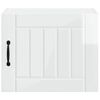 vidaXL Mobile da cucina 2 pcs Bianco Lucido 50 x 31 x 40 cm