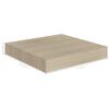 vidaXL Scaffale a Parete Rovere 23x23,5x3,8 cm in MDF
