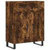 vidaXL Credenza Rovere Fumo 69,5x34x180 cm in Legno Multistrato