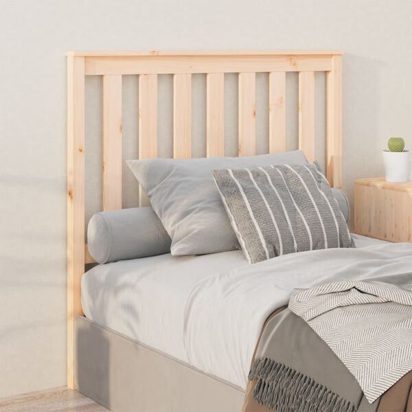 vidaXL Testiera per Letto 106x6x101 cm in Legno Massello di Pino