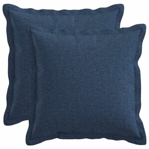 vidaXL Federa 2 pcs HOUTEN Blu 30 x 30 cm Lino