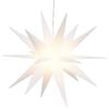 vidaXL Luce di Natale con LED Pieghevole Bianca 43 cm
