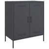 vidaXL Credenza Antracite 68x39x79 cm in Acciaio