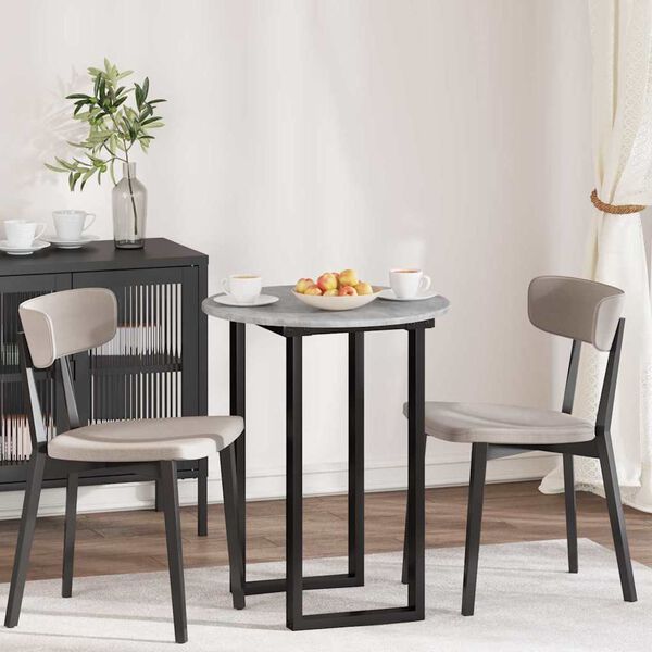 vidaXL Piano del tavolo Grigio cemento 60 x 60 x 1,5 cm