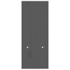 vidaXL Supporto Monitor Grigio (39-72)x17x43 cm Legno Massello di Pino