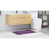 vidaXL Tappetino da bagno antiscivolo Viola 60 x 90 cm PP
