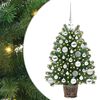 vidaXL Albero di Natale artificiale con 150 LED Verde 75 cm PE e PVC