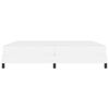 vidaXL Struttura del letto Bianco Puro 200 x 200 cm Tessuto