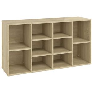 vidaXL Scarpiera con Panchina Rovere Sonoma 103x30x55 cm Multistrato
