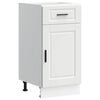 vidaXL Base da Cucina Porto Bianco in Legno Multistrato