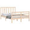 vidaXL Letto senza Materasso 140x190 cm in Legno Massello di Pino