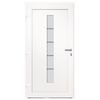 vidaXL Porta d'Ingresso in Alluminio e PVC Antracite 100x210 cm