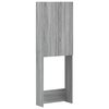 vidaXL Mobile Bagno ARNHEM Sonoma grigio 66 x 25,5 x 190 cm