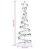 vidaXL Albero di Natale a LED con Palline 100 LED Bianco Caldo 150 cm