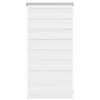 vidaXL Tenda a rullo zebra 40,9x100 cm Tessuto Larghezza 36,7 cm bianco