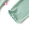 Maglietta da Bambina Maniche Lunghe a Lupetto Menta Scuro 92