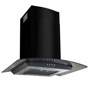 vidaXL Cappa Aspirante a Muro Acciaio Inox 756 m&sup3;/h 60 cm Nera