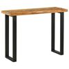 vidaXL Tavolo consolle Marrone 100 x 35 x 75 cm Legno di teak solido