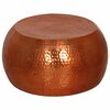 vidaXL Tavolino da Salotto in Ottone &Oslash;55x28 cm in Alluminio