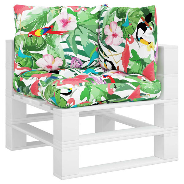 vidaXL Cuscini per Pallet 3 pz Multicolore in Tessuto Oxford