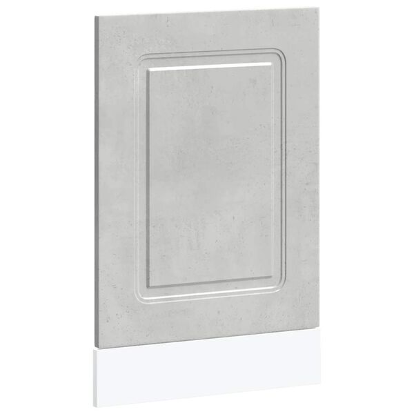 vidaXL Pannello Lavastoviglie Kalmar Grigio Cemento 45x1,5x67 cm
