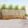 vidaXL Set divani 8 pcs Naturale Legno di Acacia Massello