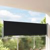 vidaXL Tenda da Sole Laterale Retrattile 100 x 300 cm Nera