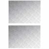 vidaXL Gradini per Scale 2 pz 70 x 50 cm Argento Alluminio